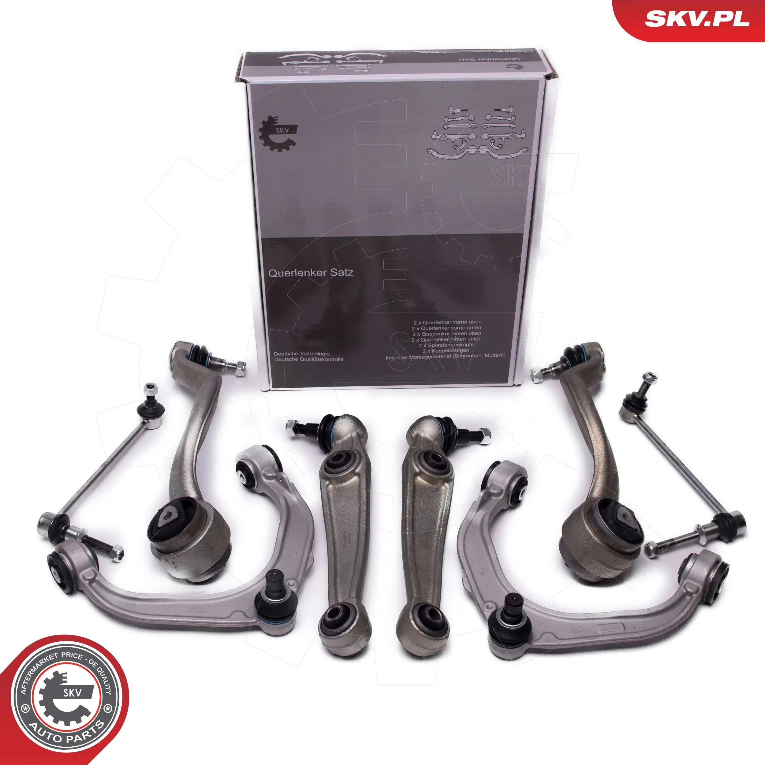 Control/Trailing Arm Kit, wheel suspension